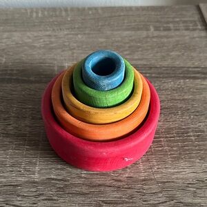 Grimm’s Spiel & Holz Rainbow Nesting Bowls